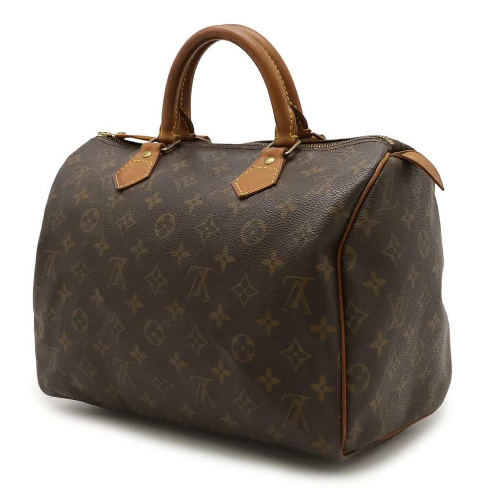 Louis Vuitton Boston Bag Speedy Monogram Handbag Brown